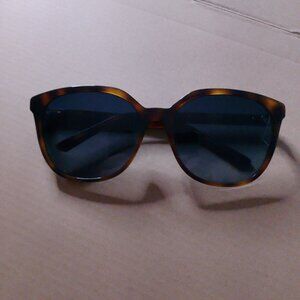 CLASSIC DIOR 30MONTAIGNEMINI SL SUNGLASSES WITH TORTOISESHELL FRAME W. BLUE LENS